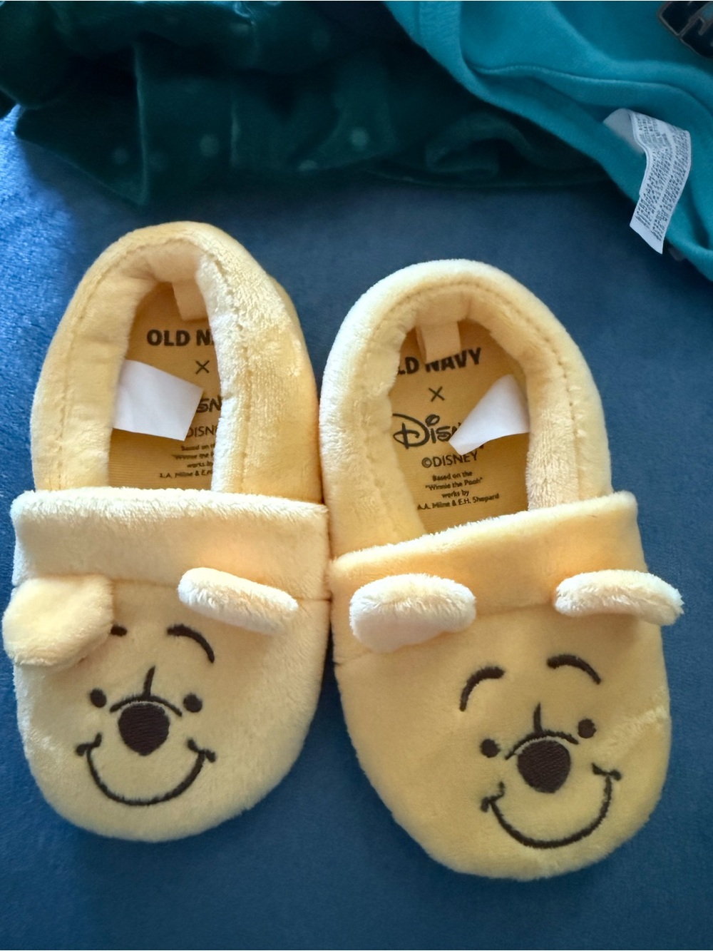 Yellow Winnie the Pooh Kids Slippers Disney X Old Navy